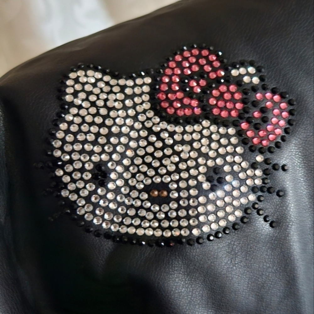 Forever 21 Hello Kitty Black Rhinestone Coat NWT - Picture 4 of 4